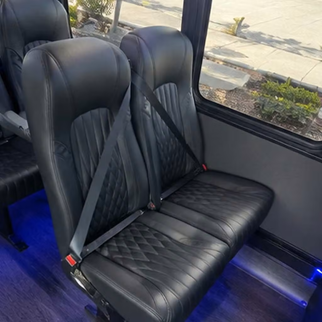 25 passenger minibus interior