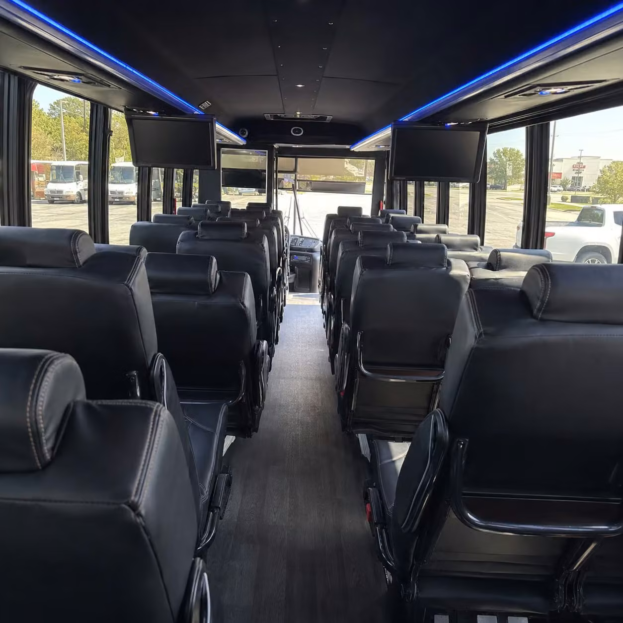 30 passenger minibus inside