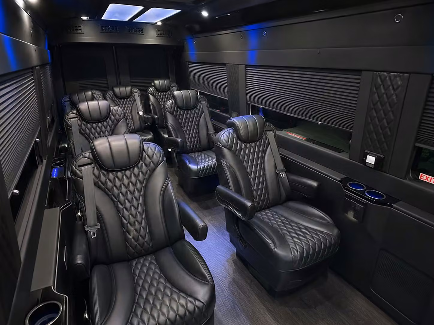 sprinter van with driver interior